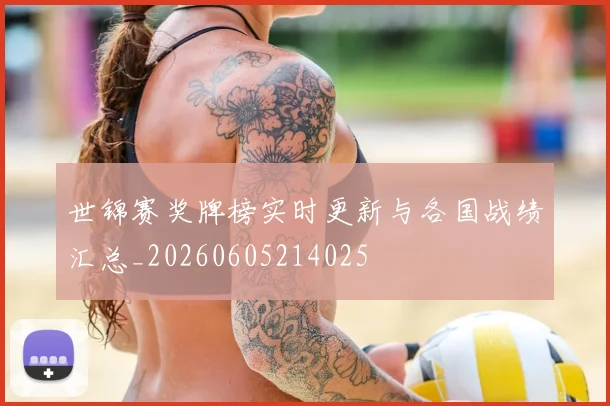 世锦赛奖牌榜实时更新与各国战绩汇总_20260605214025